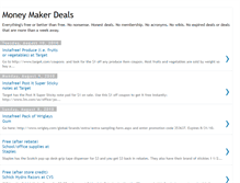 Tablet Screenshot of moneymakerdeals.blogspot.com