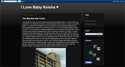 Desktop Screenshot of ilovebabykeisha.blogspot.com