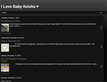 Tablet Screenshot of ilovebabykeisha.blogspot.com