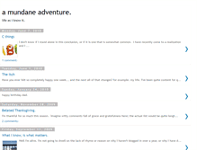 Tablet Screenshot of amundaneadventure.blogspot.com