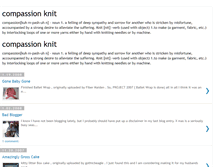 Tablet Screenshot of compassionknit1.blogspot.com