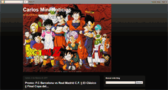 Desktop Screenshot of mininoticias-carlos.blogspot.com