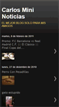 Mobile Screenshot of mininoticias-carlos.blogspot.com