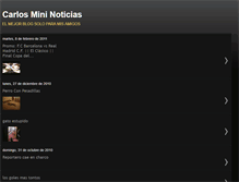 Tablet Screenshot of mininoticias-carlos.blogspot.com