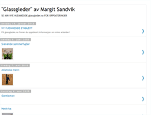Tablet Screenshot of glassgleder.blogspot.com