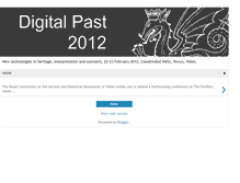 Tablet Screenshot of digitalpast2012.blogspot.com