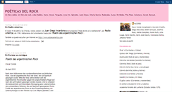 Desktop Screenshot of poeticasdelrock.blogspot.com
