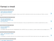 Tablet Screenshot of farmaci-e-rimedi.blogspot.com
