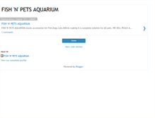 Tablet Screenshot of fishnpetsaquarium.blogspot.com