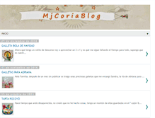 Tablet Screenshot of mjcoriablog.blogspot.com