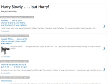 Tablet Screenshot of hurryslowlybuthurry.blogspot.com