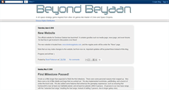 Desktop Screenshot of beyondbeyaan.blogspot.com