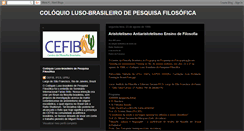 Desktop Screenshot of coloquiolusobrasileiro.blogspot.com