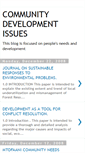 Mobile Screenshot of communitydevelopmentissues.blogspot.com