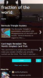 Mobile Screenshot of fractionofworld.blogspot.com