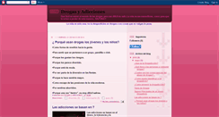 Desktop Screenshot of elmundodelasdrogasyadicciones.blogspot.com