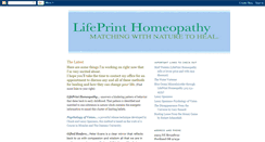 Desktop Screenshot of lifeprinthomeopathy.blogspot.com