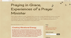 Desktop Screenshot of prayersingrace.blogspot.com