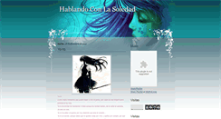 Desktop Screenshot of hablandoconlasoledad.blogspot.com