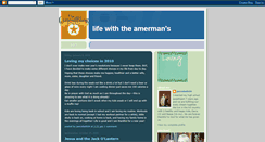 Desktop Screenshot of lifewiththeamermans.blogspot.com