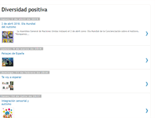 Tablet Screenshot of diversidadpositiva.blogspot.com