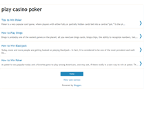 Tablet Screenshot of play-casino-poker.blogspot.com