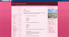 Desktop Screenshot of dessertsurvivor.blogspot.com