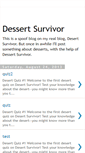 Mobile Screenshot of dessertsurvivor.blogspot.com