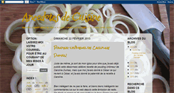 Desktop Screenshot of anecdotesdecuisine.blogspot.com