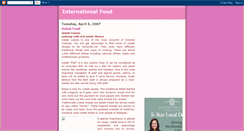 Desktop Screenshot of inter-food.blogspot.com