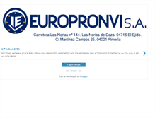 Tablet Screenshot of europronvi.blogspot.com