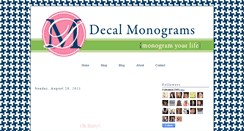 Desktop Screenshot of decalmonogramsblog.blogspot.com