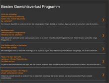 Tablet Screenshot of bestengewichtsverlustprogramm.blogspot.com
