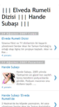 Mobile Screenshot of elveda-rumelidizisi.blogspot.com