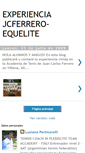 Mobile Screenshot of experienciaequelitejcferrero.blogspot.com