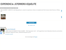 Tablet Screenshot of experienciaequelitejcferrero.blogspot.com