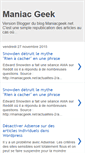 Mobile Screenshot of maniac-geek.blogspot.com