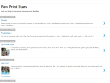 Tablet Screenshot of pawprintstars.blogspot.com