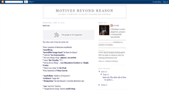 Desktop Screenshot of motives-beyond-reason.blogspot.com