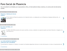 Tablet Screenshot of forosocialplasencia.blogspot.com