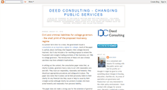 Desktop Screenshot of deed-consulting.blogspot.com