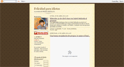 Desktop Screenshot of felicidadparaidiotas.blogspot.com