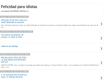 Tablet Screenshot of felicidadparaidiotas.blogspot.com