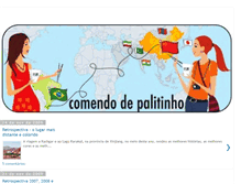 Tablet Screenshot of comendodepalitinho.blogspot.com