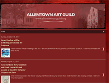 Tablet Screenshot of allentownartguild.blogspot.com