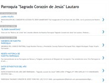 Tablet Screenshot of parroquialautaro2006.blogspot.com