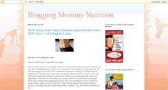 Desktop Screenshot of braggingmommynutrition.blogspot.com