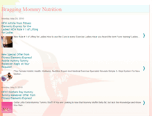 Tablet Screenshot of braggingmommynutrition.blogspot.com