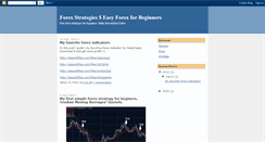 Desktop Screenshot of forex-strategies2009.blogspot.com