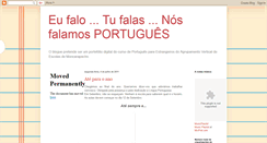 Desktop Screenshot of eufalotufalasnosfalamosportugues.blogspot.com